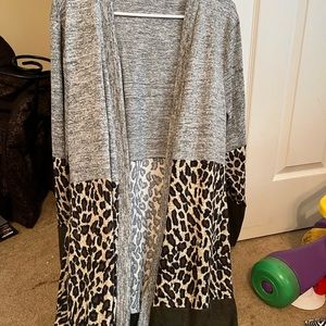 Long Plus Size Cardigan